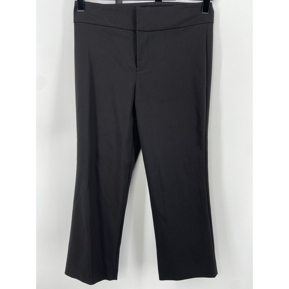 Alice + Olivia Pants‎ Womens 8 Black Stacey Slim Dress Trousers Classics Office